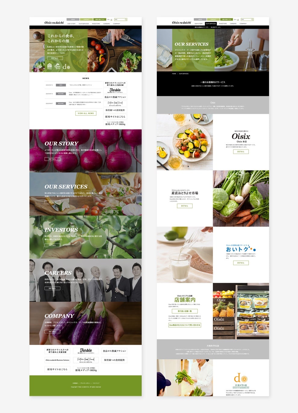 Oisix ra Daichi Corporate website