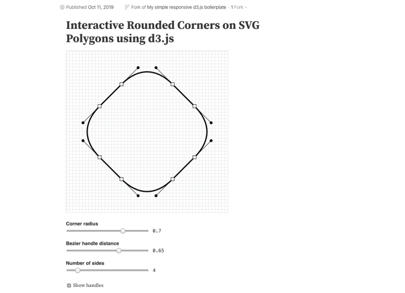 screenshot from the observable page