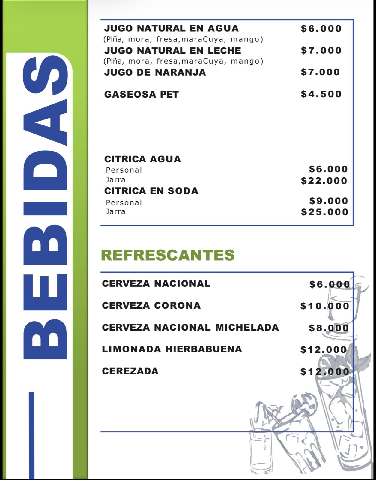Menú 8