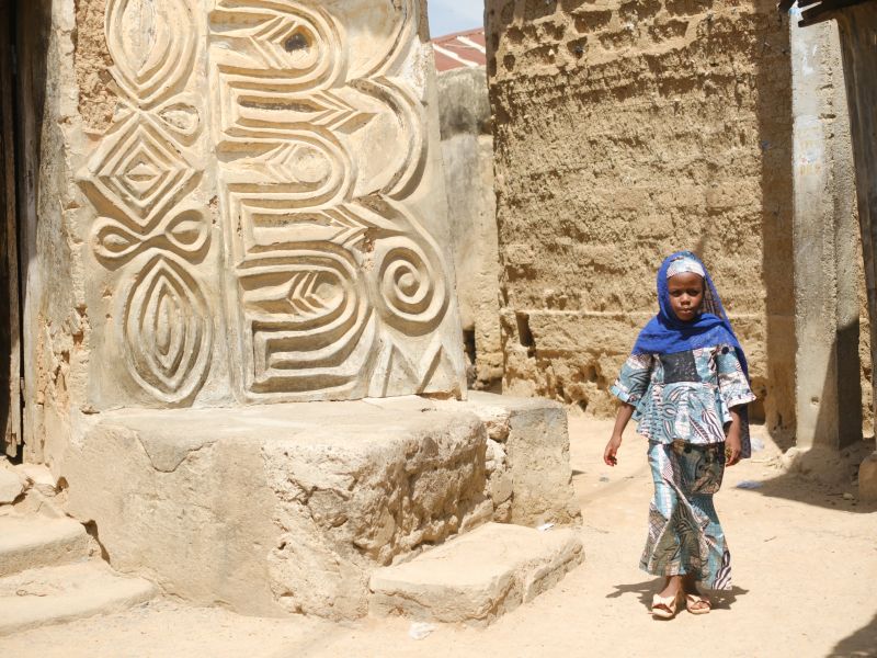 Durbar horseman leading a procession in northern Nigeria