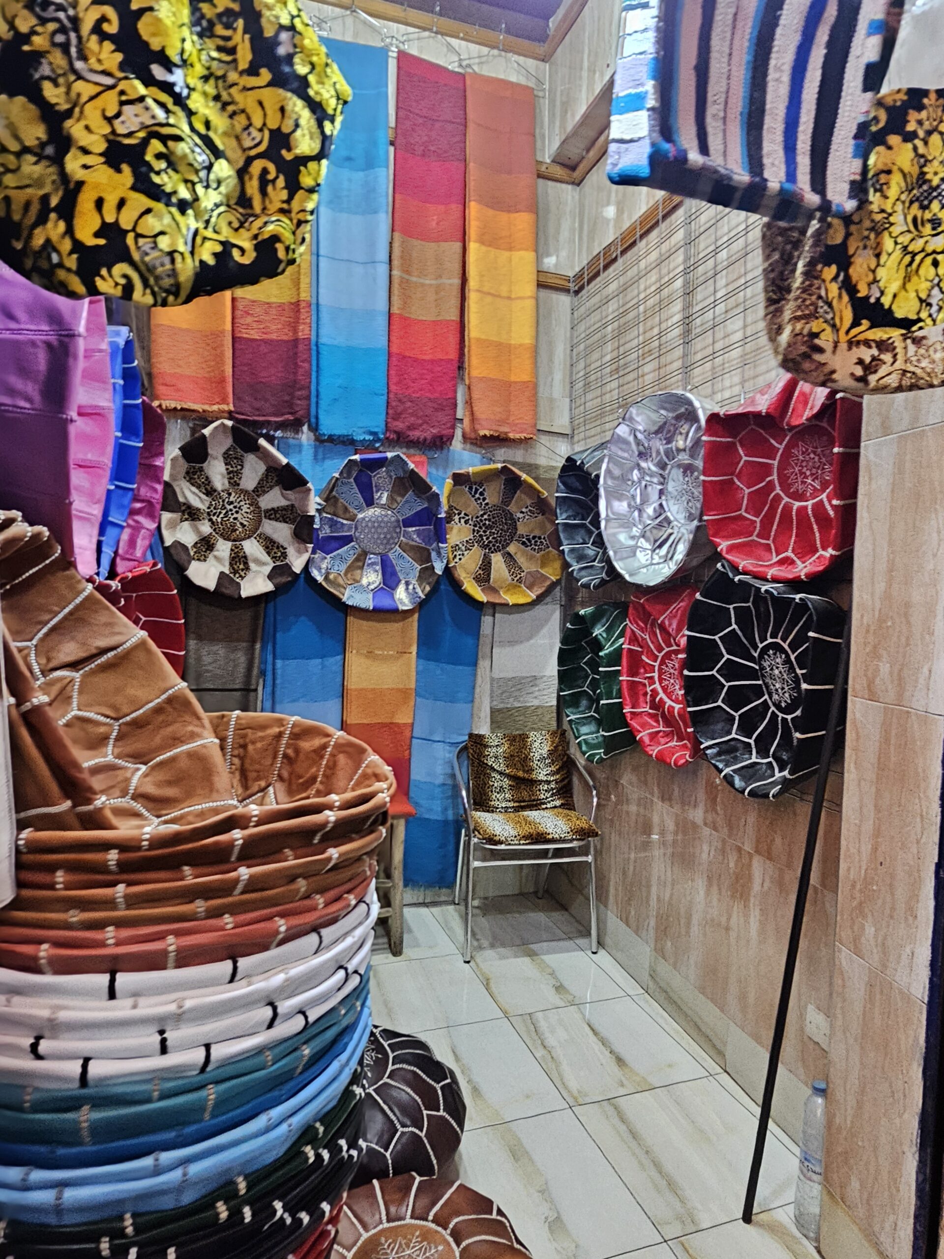 Leatherworks at the Jemma el-Fnaa