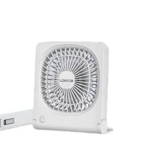 LONTOR 6 Inches Rechargeable Table Fan CTL-MF037-6