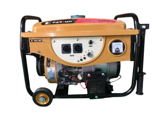 PARSUN 3.5KVA Manual Start Petrol Generator with 100% Copper Coil | PS4000DXE