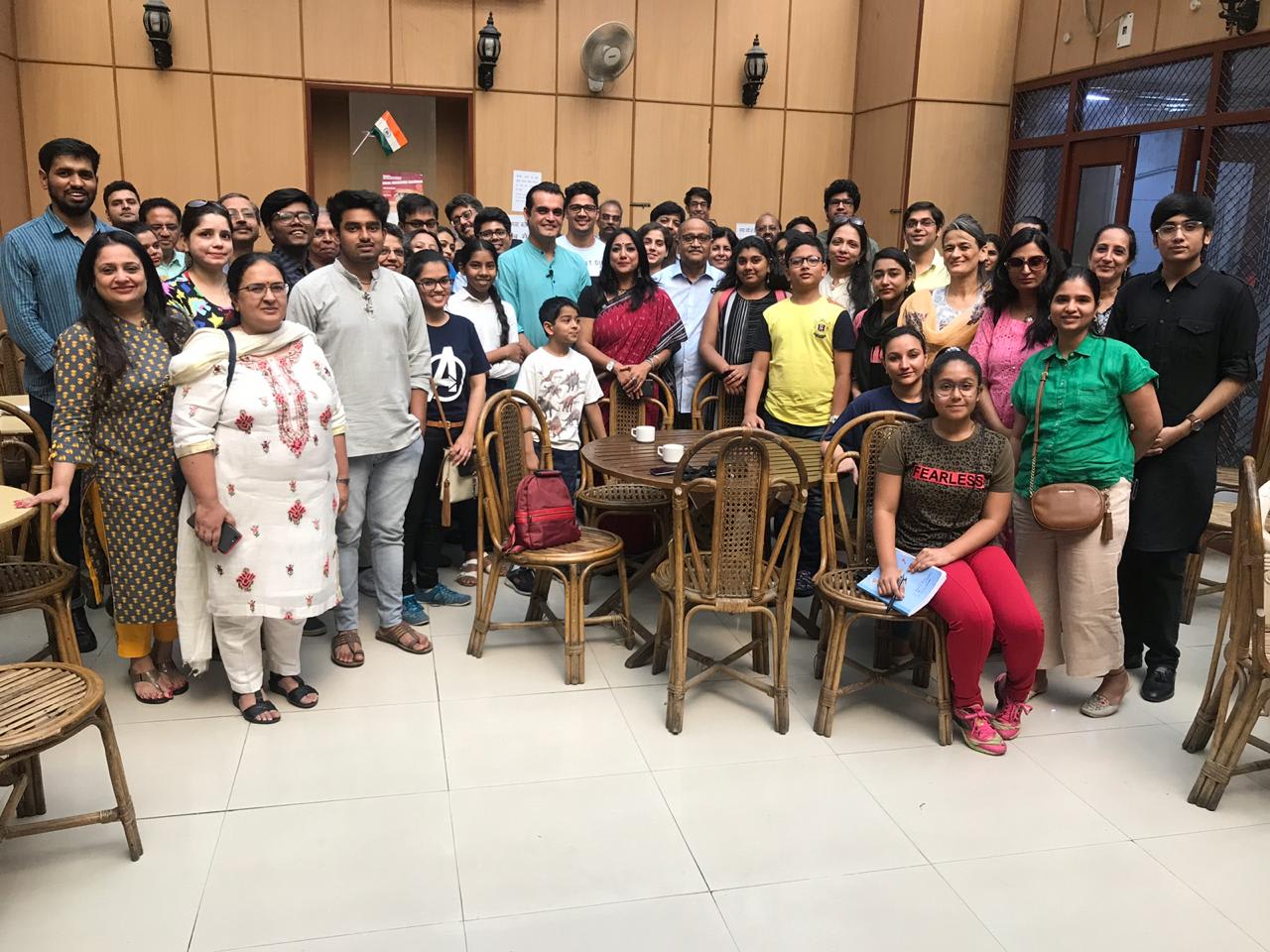 Audience during myth session
