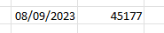 Le date in Excel sono dei numeri interi.
