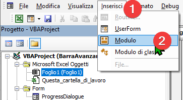 inserisci modulo