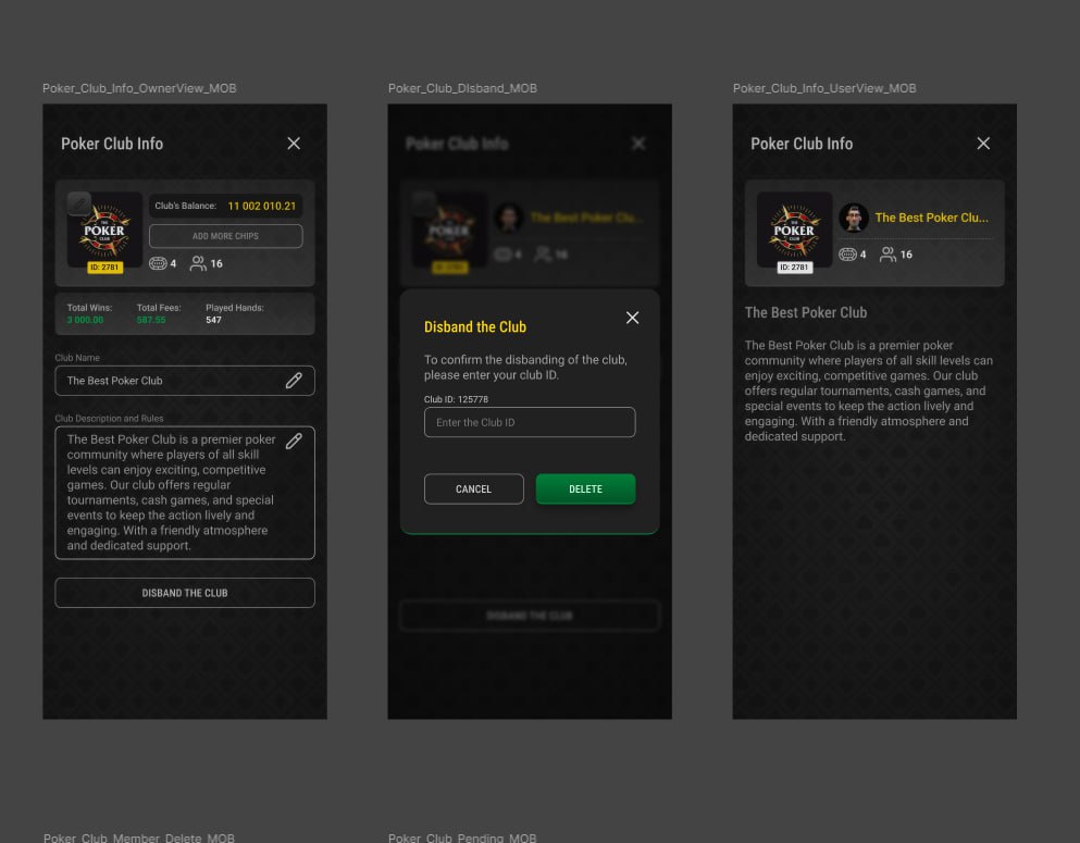 Poker Club Platform - screenshot 4