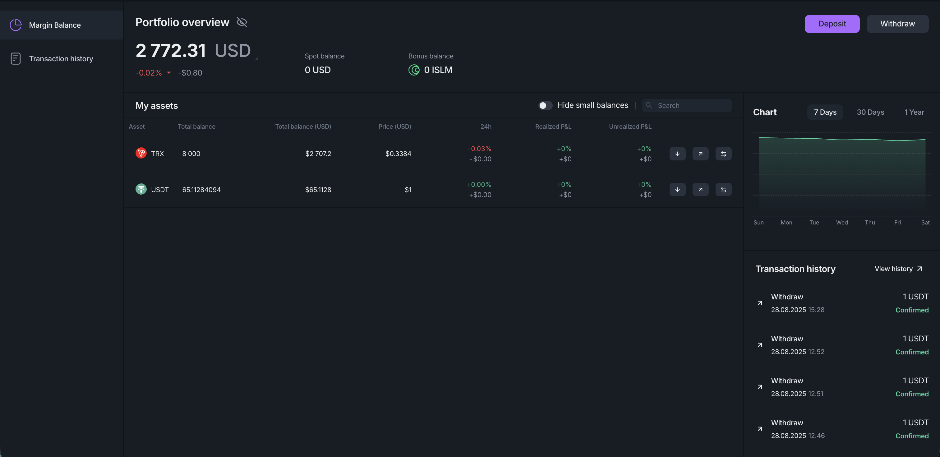 Cryptocurrency Exchange Platform - screenshot 2