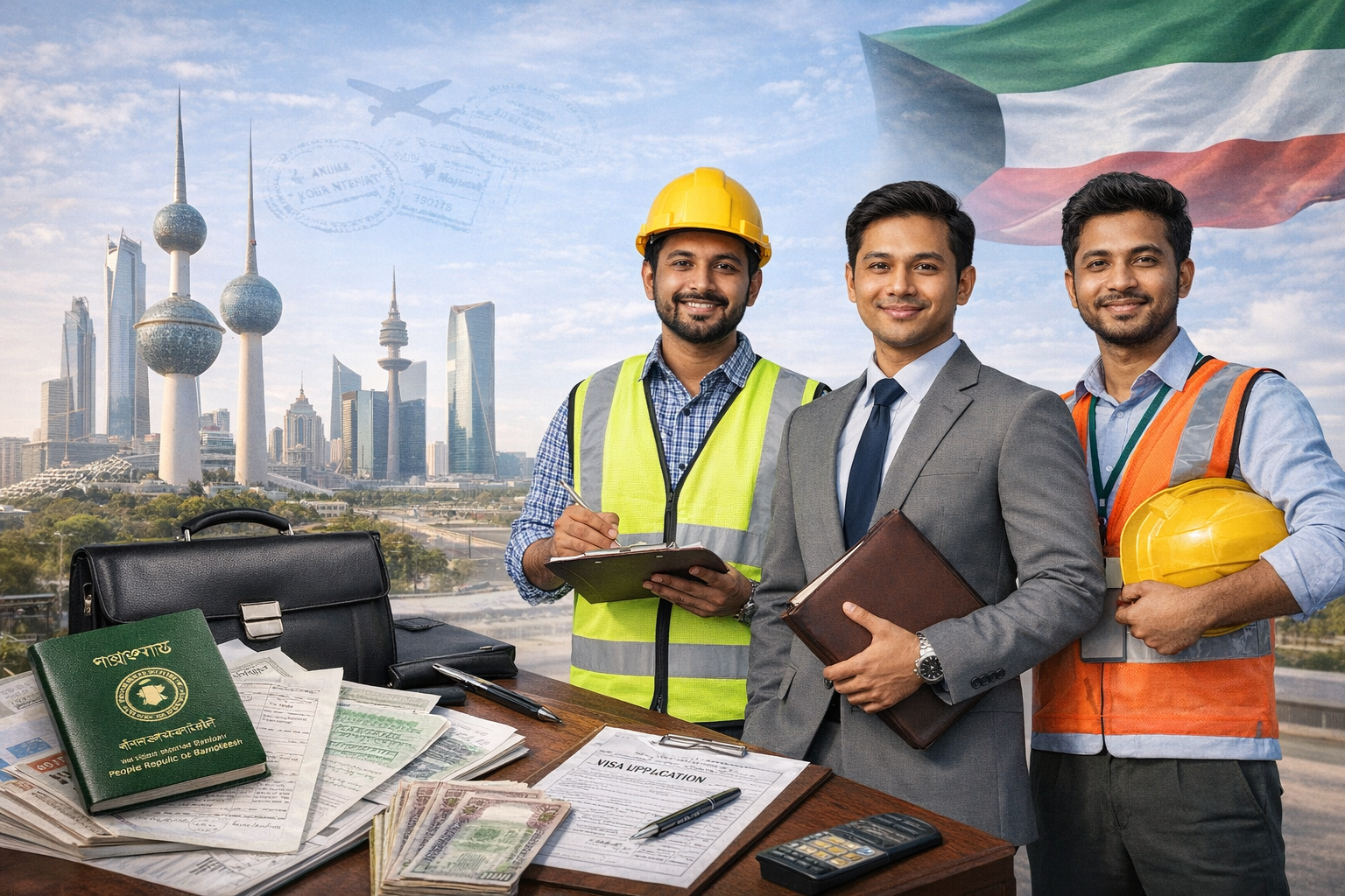 Kuwait Work Visa Process for Bangladeshi Workers