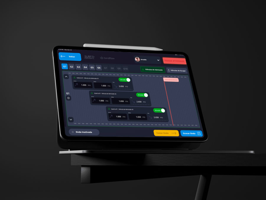 Surf Center — Sistema de Controle e Geração de Ondas Artificiais 4