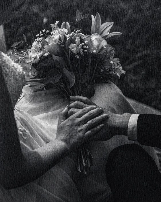 Fuji Silk surface simulation using the same wedding photo