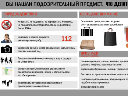 Осторожно! Подозрительный предмет