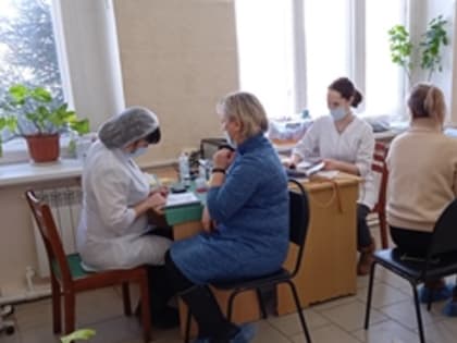 Жители Мелекесского района  прошли обследование в передвижном Центре здоровья