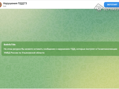 Ульяновцам предлагают сообщать Телеграм-боту о нарушениях ПДД