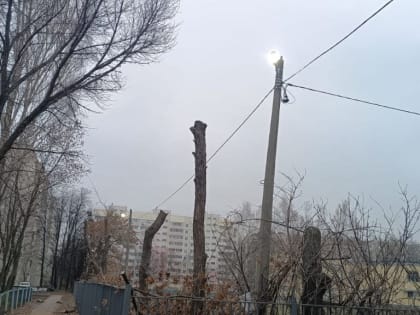 Обновление освещения в районе 61 школы