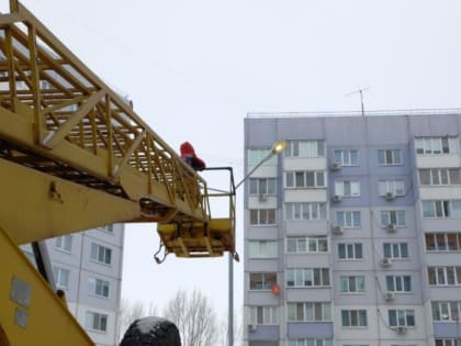 За неделю в Ульяновске обновили освещение по 36 адресам