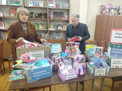 Благотворительная акция «Коробка храбрости» продолжается в Ульяновской области