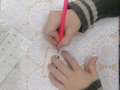 Занятие для детей на приходе храма свв.Петра и Февронии п.Колхозный