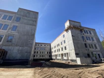 В Ульяновске уже возвели каркас нового корпуса детской инфекционной больницы