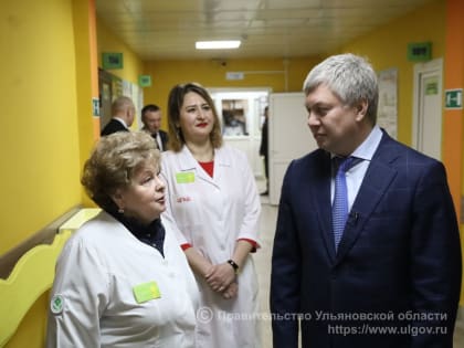 В детской поликлинике на Верхней Террасе Ульяновска завершён капитальный ремонт