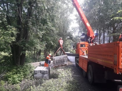 В Ульяновске благоустраивается микрорайон «Юность»