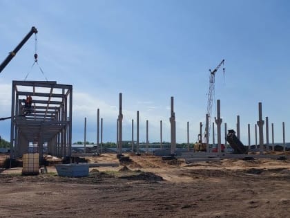В Ульяновской области ведется строительство производственных корпусов на средства инфраструктурного бюджетного кредита