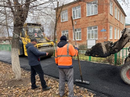 Благоустройство пешеходной дорожки в детском саду