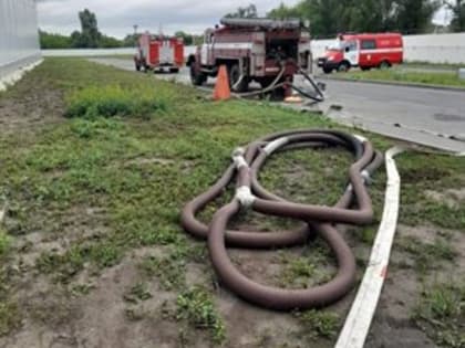 В исправительной колонии №4 загорелся производственный цех