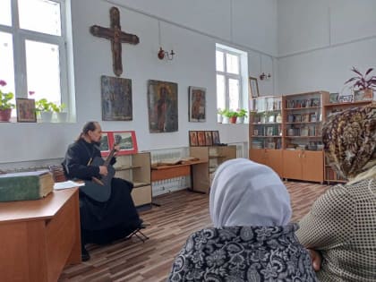 В музее при храме святителя Николая Чудотворца с. Тиинска состоялось празднование Дня православной книги