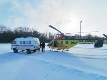 В регионе с начала года санавиация помогла спасти десять жизней