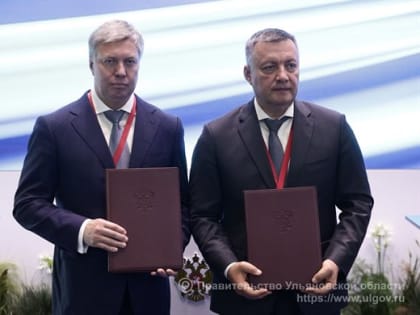 На ПМЭФ Алексей Русских и Игорь Кобзев договорились о бизнес-миссии Ульяновской области в Иркутскую