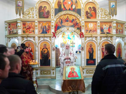 Митрополит Симбирский и Новоспасский Лонгин посетил исправительную колонию № 2