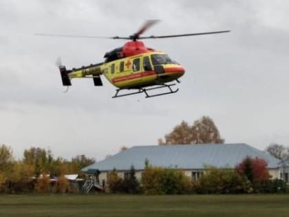 Вертолет санавиации транспортировал пациента из Ульяновска в  федеральный медицинский центр для проведения экстренной операции