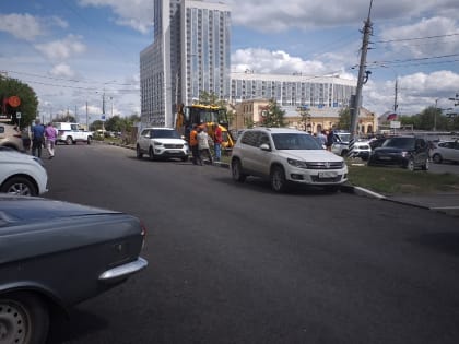 В центре Ульяновска найден похожий на снаряд предмет