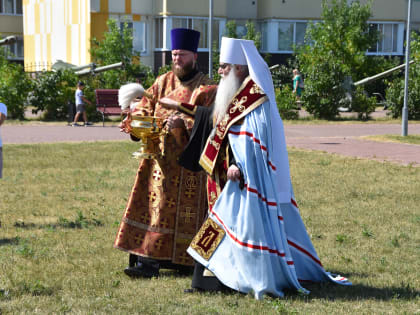 В ульяновском парке имени генерала Маргелова освятили место строительства нового храма