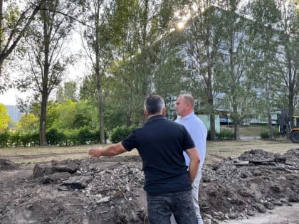 Новые тротуары к детскому саду № 222 и Губернаторскому лицею № 100