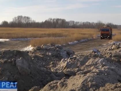 А снег всё не там. В Ульяновске неправильно складируют снежные массы