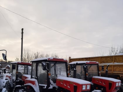 Автопарк «Городского центра по благоустройству и озеленению Ульяновска» пополнился новыми мини-тракторами