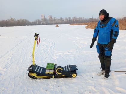 Ульяновец на мотосанях провалился под лёд