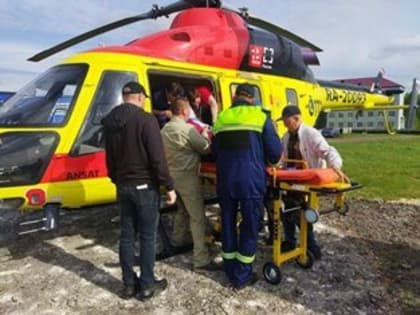 Санавиация доставила двух пациентов в тяжёлом состоянии в ульяновскую больницу