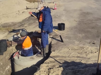 В селе Белый Ключ приступили к устройству дренажной системы