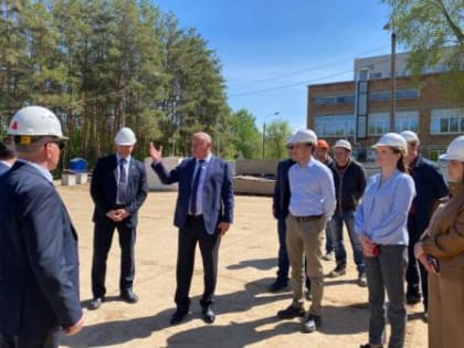 Каркас здания инфекционного корпуса Ульяновской областной детской клинической больницы полностью возведён