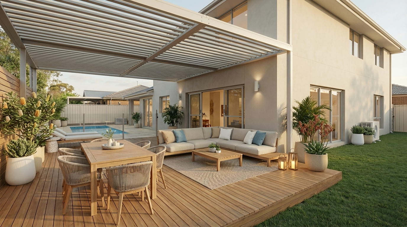 After: Outdoor Entertainmnet Area - Brisbane