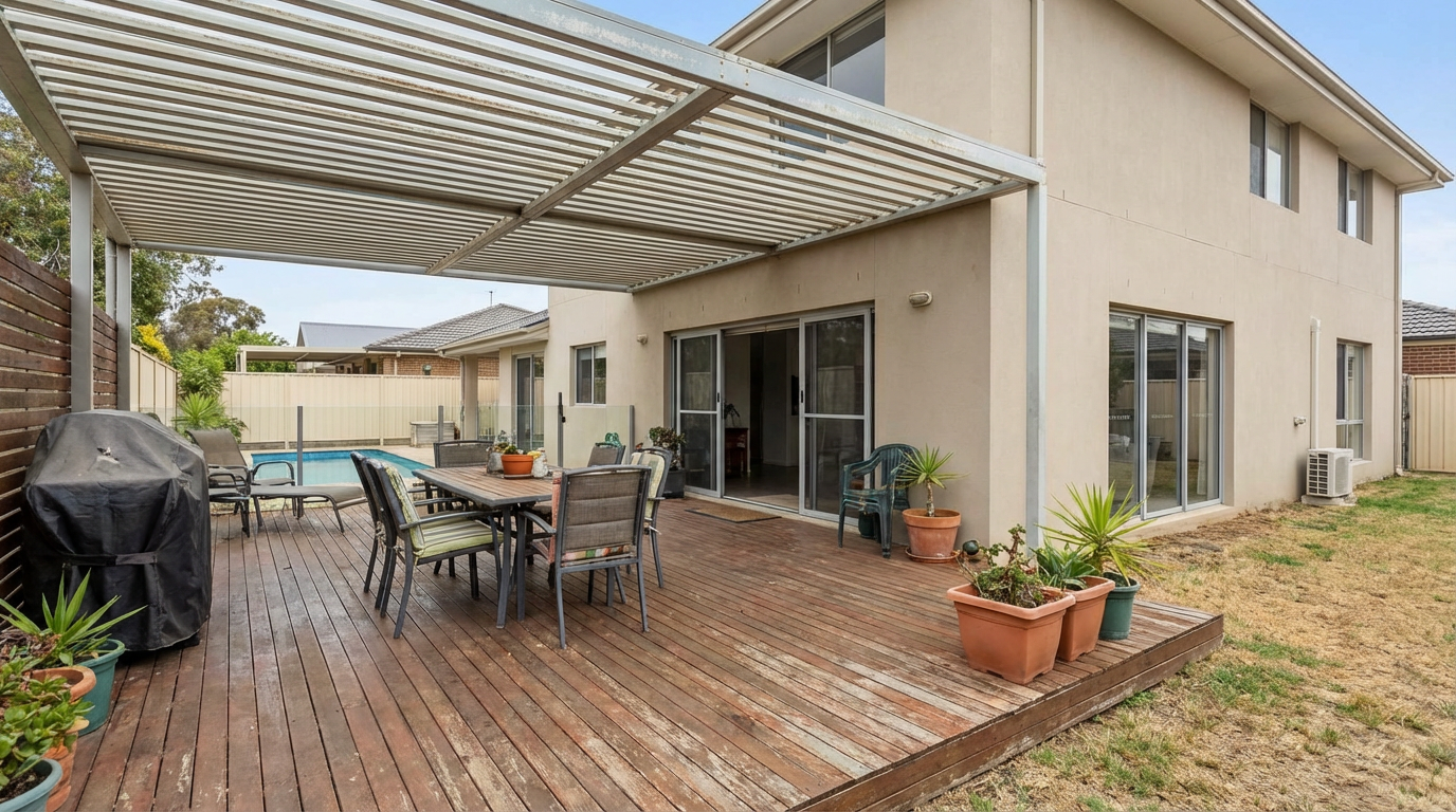 Before: Outdoor Entertainmnet Area - Brisbane