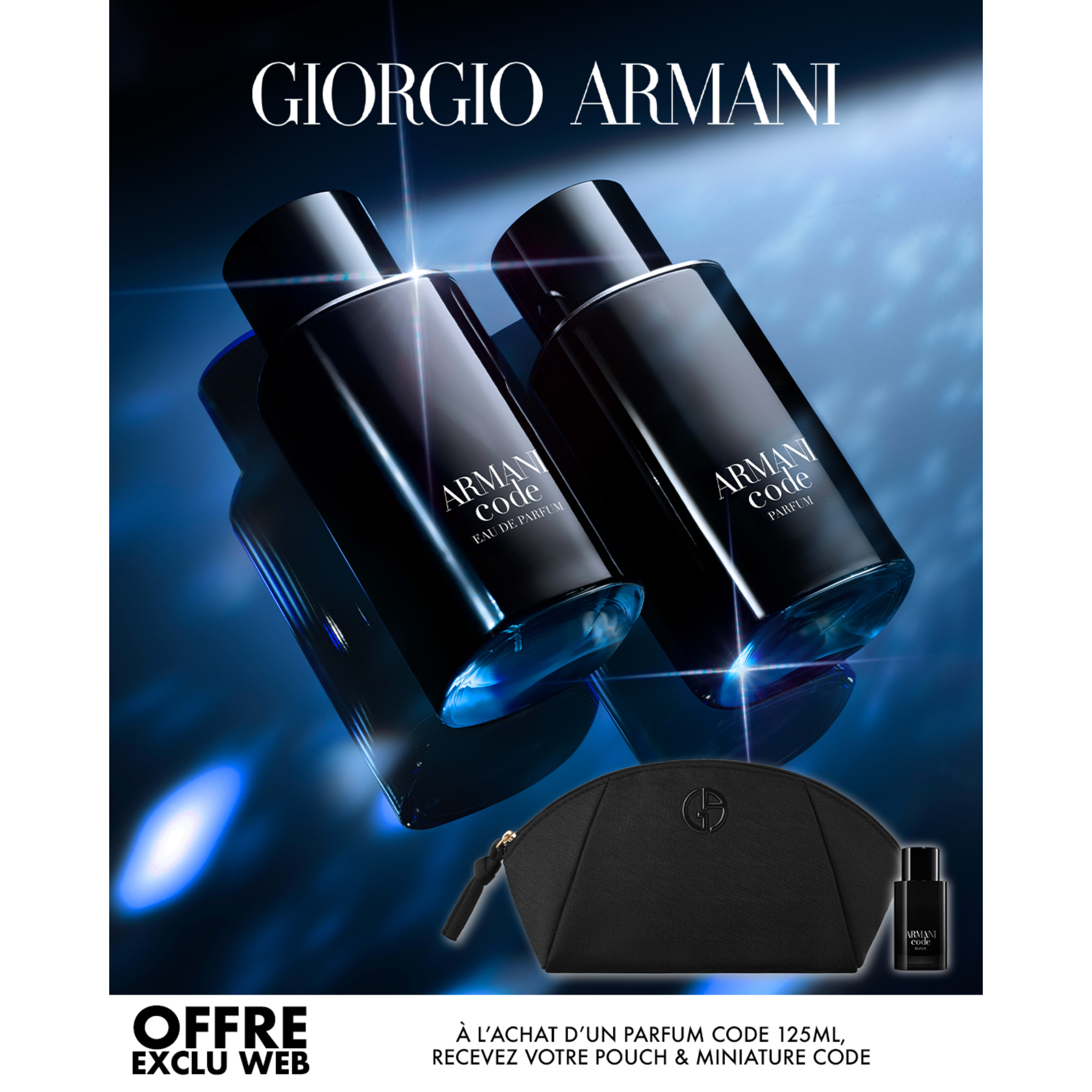 ARMANI - CODE EDT perfume flacon