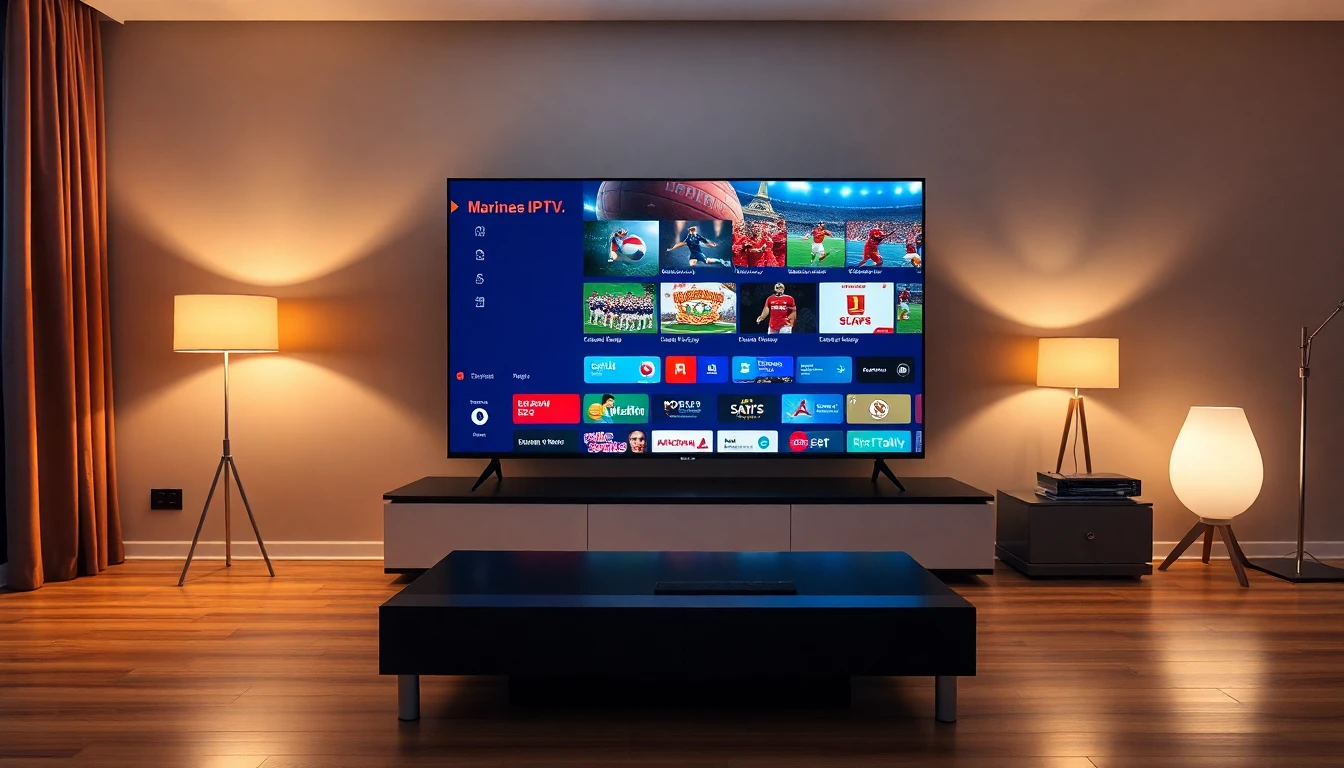 abonnement IPTV 12 mois avec chaînes françaises et européennes sur Smart TV 