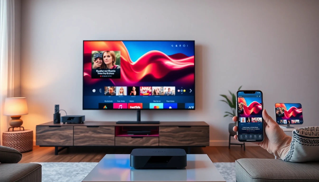 Premium IPTV service with flexible subscription plans and multi-device streaming