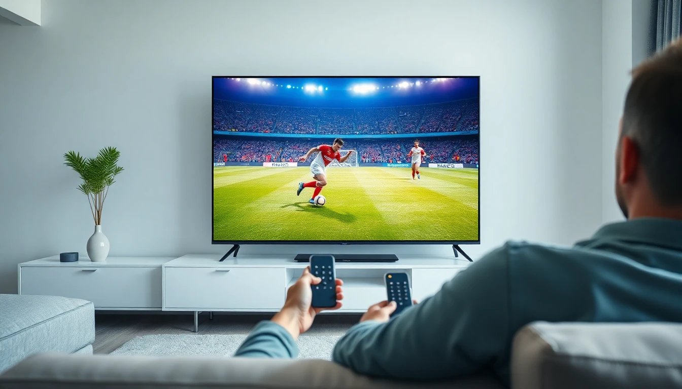 IPTV subscription for sports streaming live football in Full HD without buffering