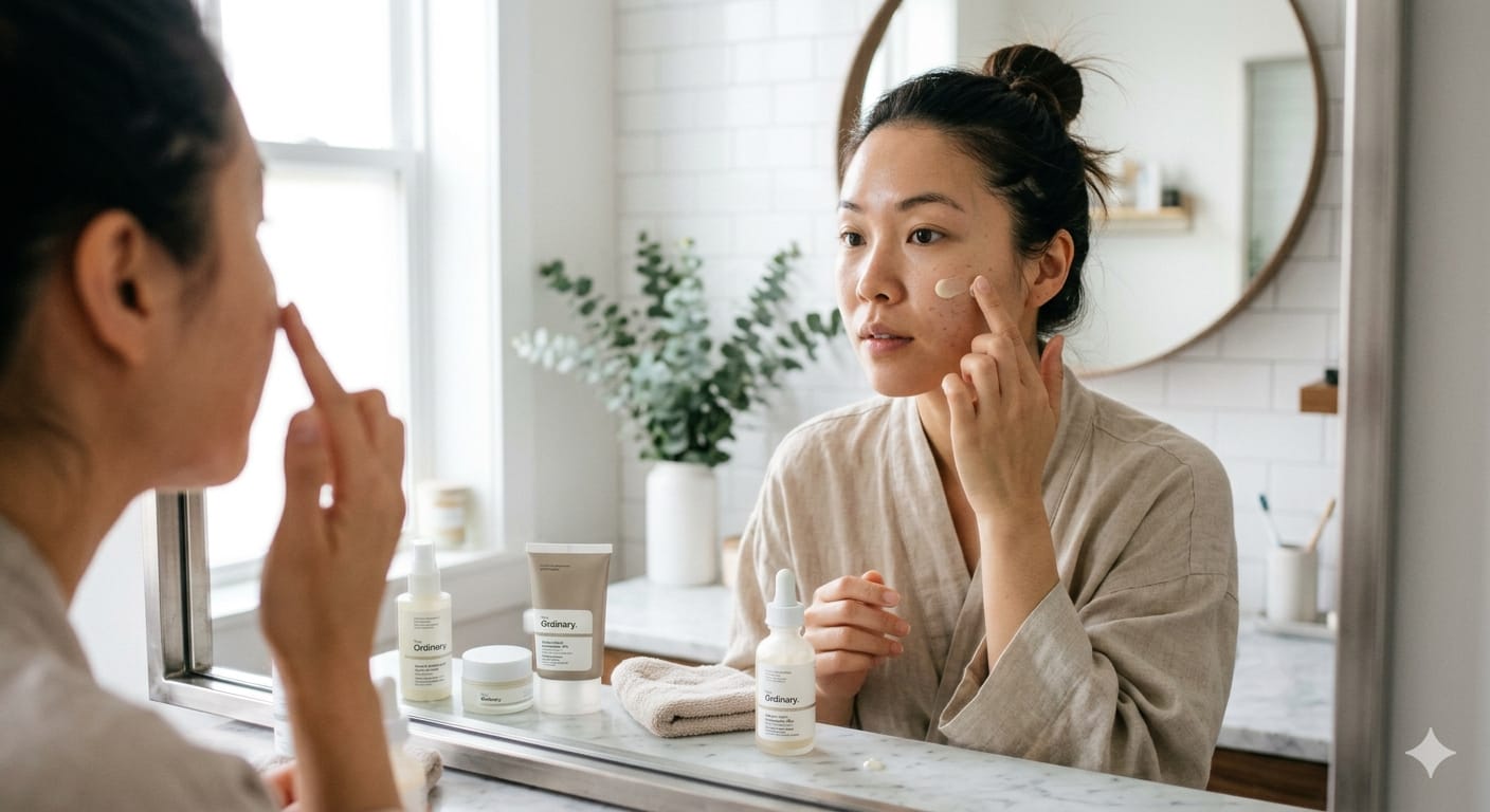 Applying azelaic acid serum correctly