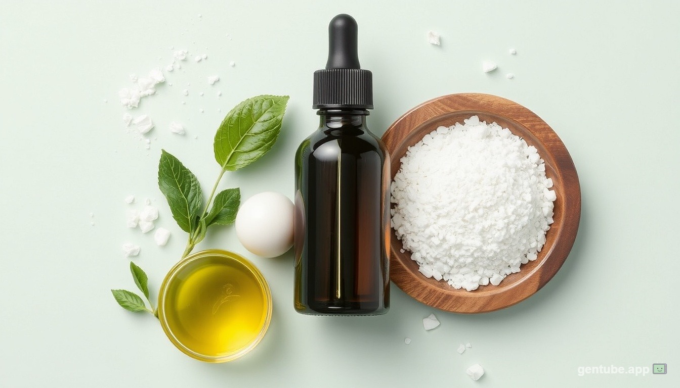Comparison of natural and synthetic skincare ingredients with their respective benefits